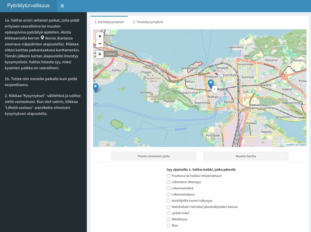 Cycling Safety Survey – Tampere
