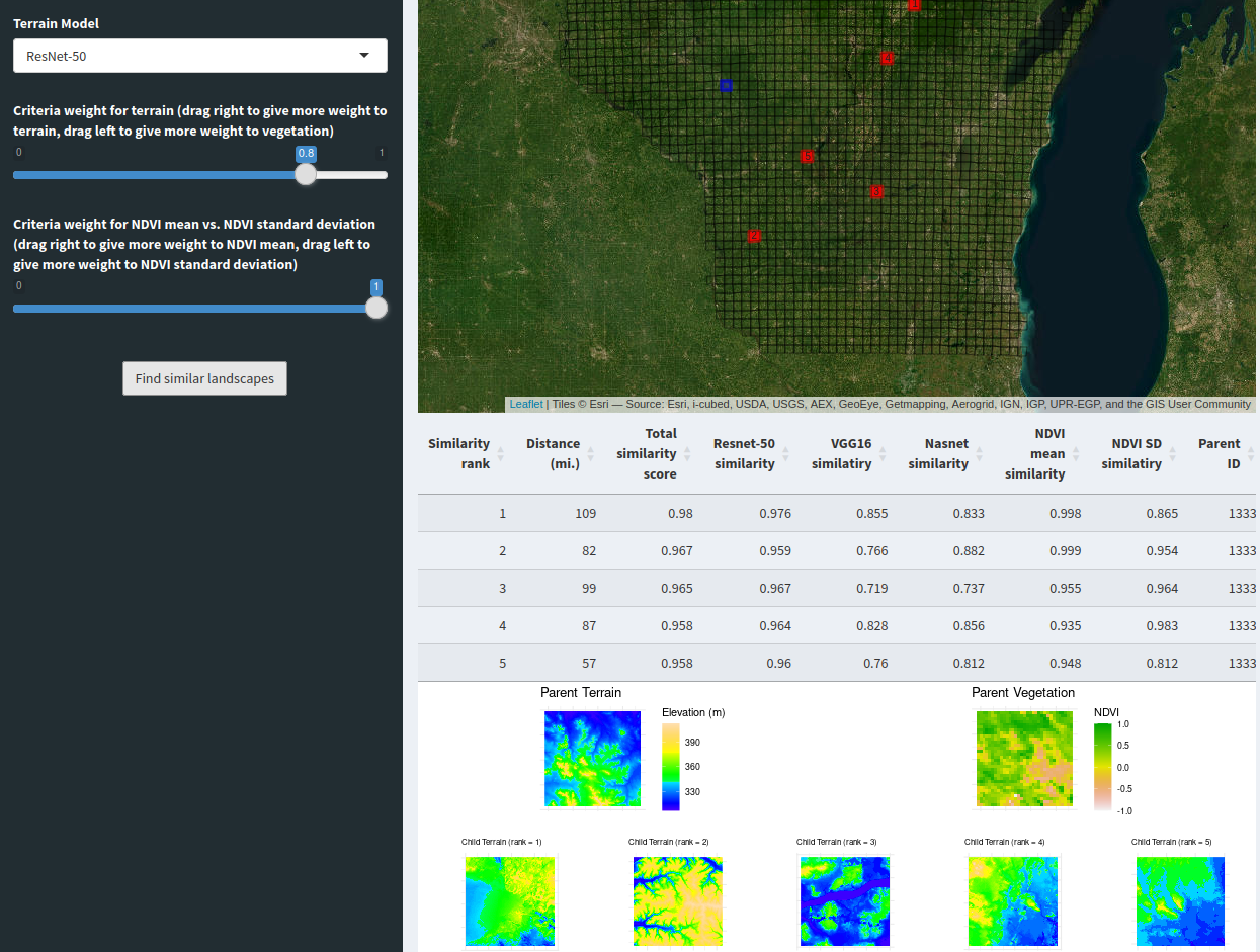 Landscape Search Engine – Wisconsin